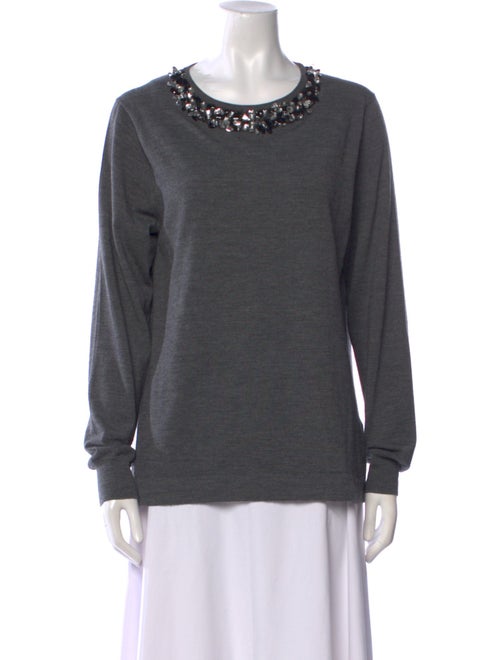 Jason Wu Wool Scoop Neck Sweatshirt