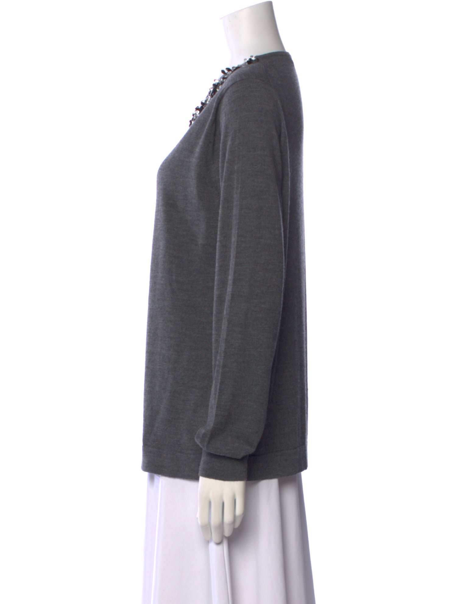 Jason Wu Wool Scoop Neck Sweatshirt