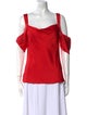 Jason Wu Cowl Neck Short Sleeve Top