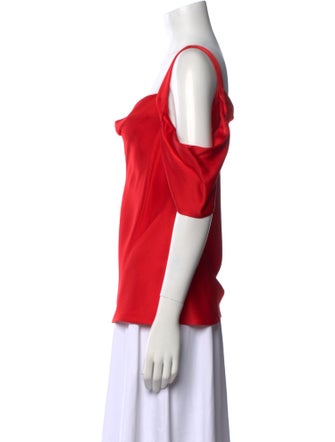 Jason Wu Cowl Neck Short Sleeve Top