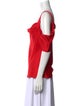 Jason Wu Cowl Neck Short Sleeve Top