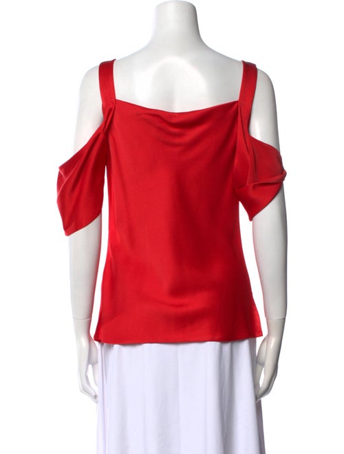 Jason Wu Cowl Neck Short Sleeve Top