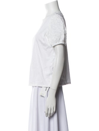 Jason Wu Crew Neck Short Sleeve T-Shirt