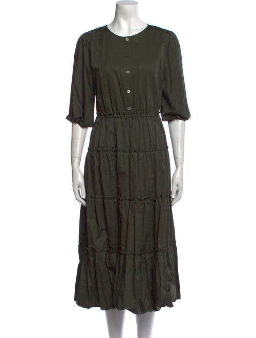 Jason Wu Crew Neck Midi Length Dress