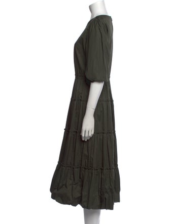 Jason Wu Crew Neck Midi Length Dress