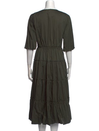 Jason Wu Crew Neck Midi Length Dress
