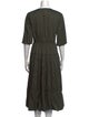 Jason Wu Crew Neck Midi Length Dress