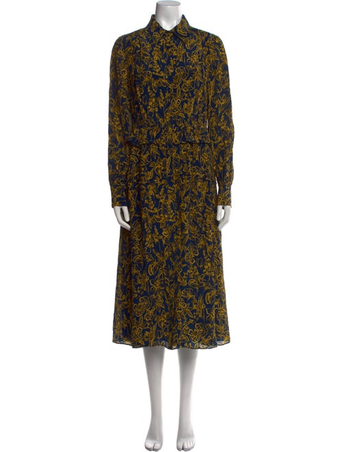 Jason Wu Floral Print Midi Length Dress