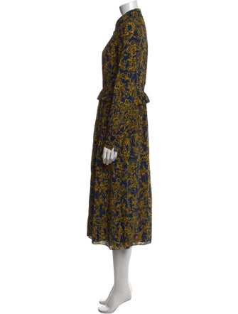 Jason Wu Floral Print Midi Length Dress