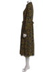 Jason Wu Floral Print Midi Length Dress
