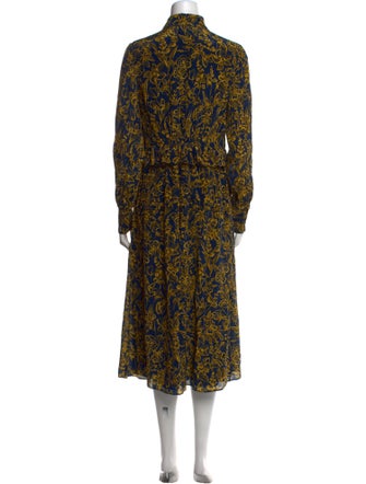Jason Wu Floral Print Midi Length Dress