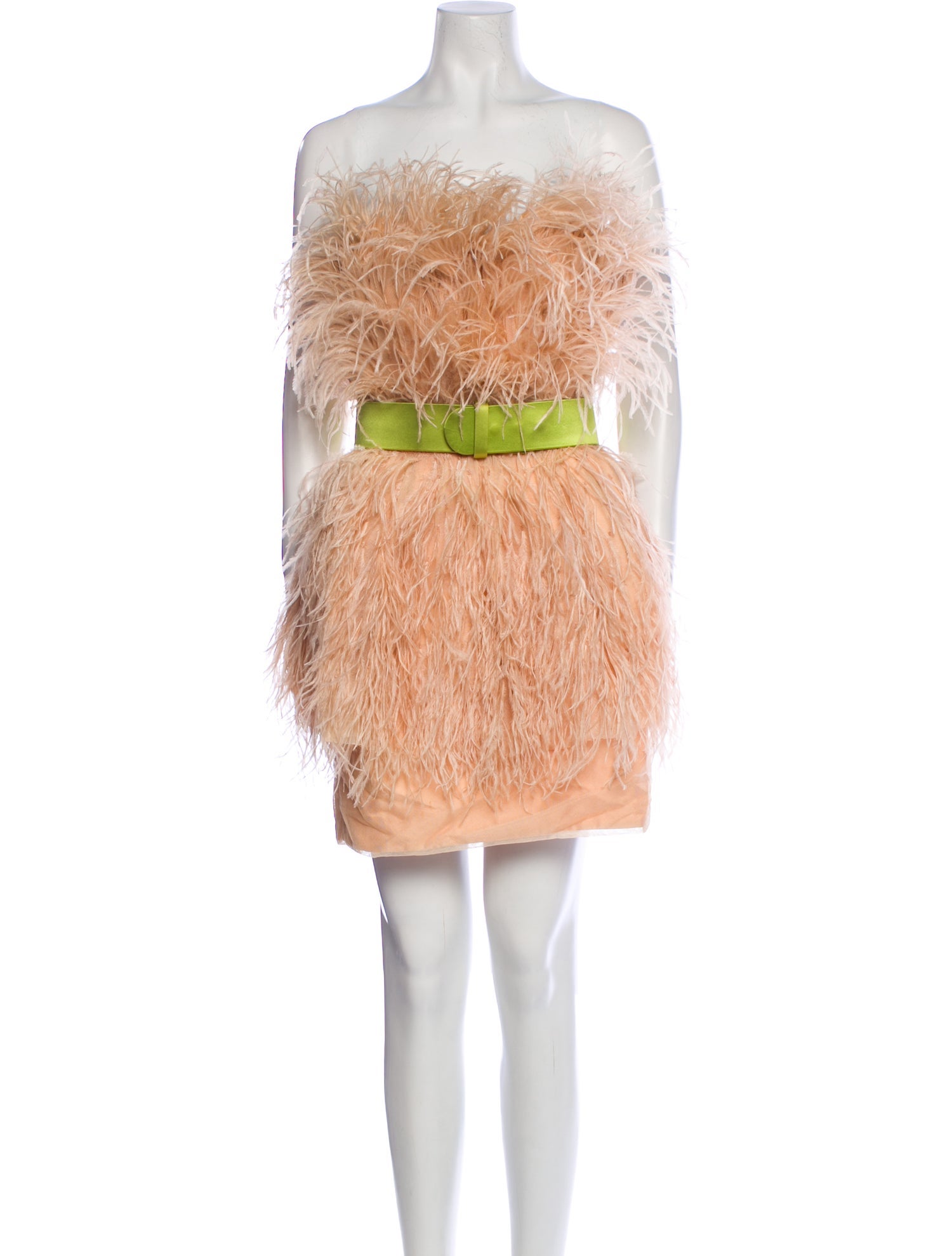Jason Wu Ostrich Feather Mini Dress