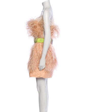 Jason Wu Ostrich Feather Mini Dress
