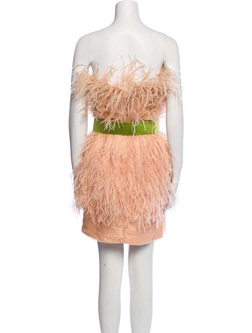 Jason Wu Ostrich Feather Mini Dress