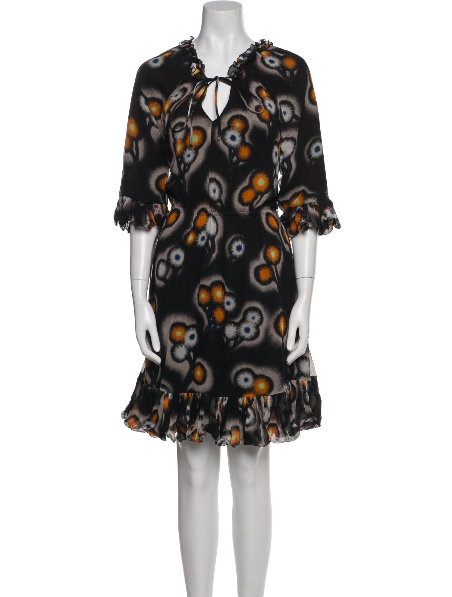 Jason Wu Silk Knee-Length Dress