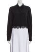 Jason Wu Silk Long Sleeve Button-Up Top