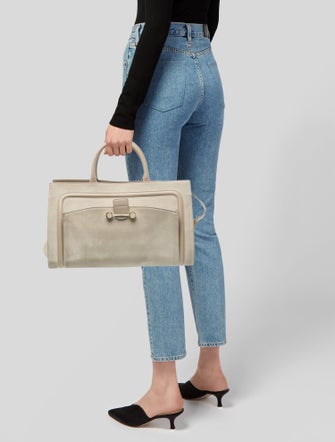 Jason Wu Suede Top Handle Bag