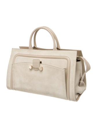 Jason Wu Suede Top Handle Bag