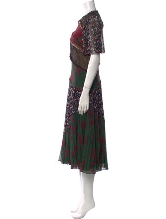Jason Wu Printed Midi Length Dress