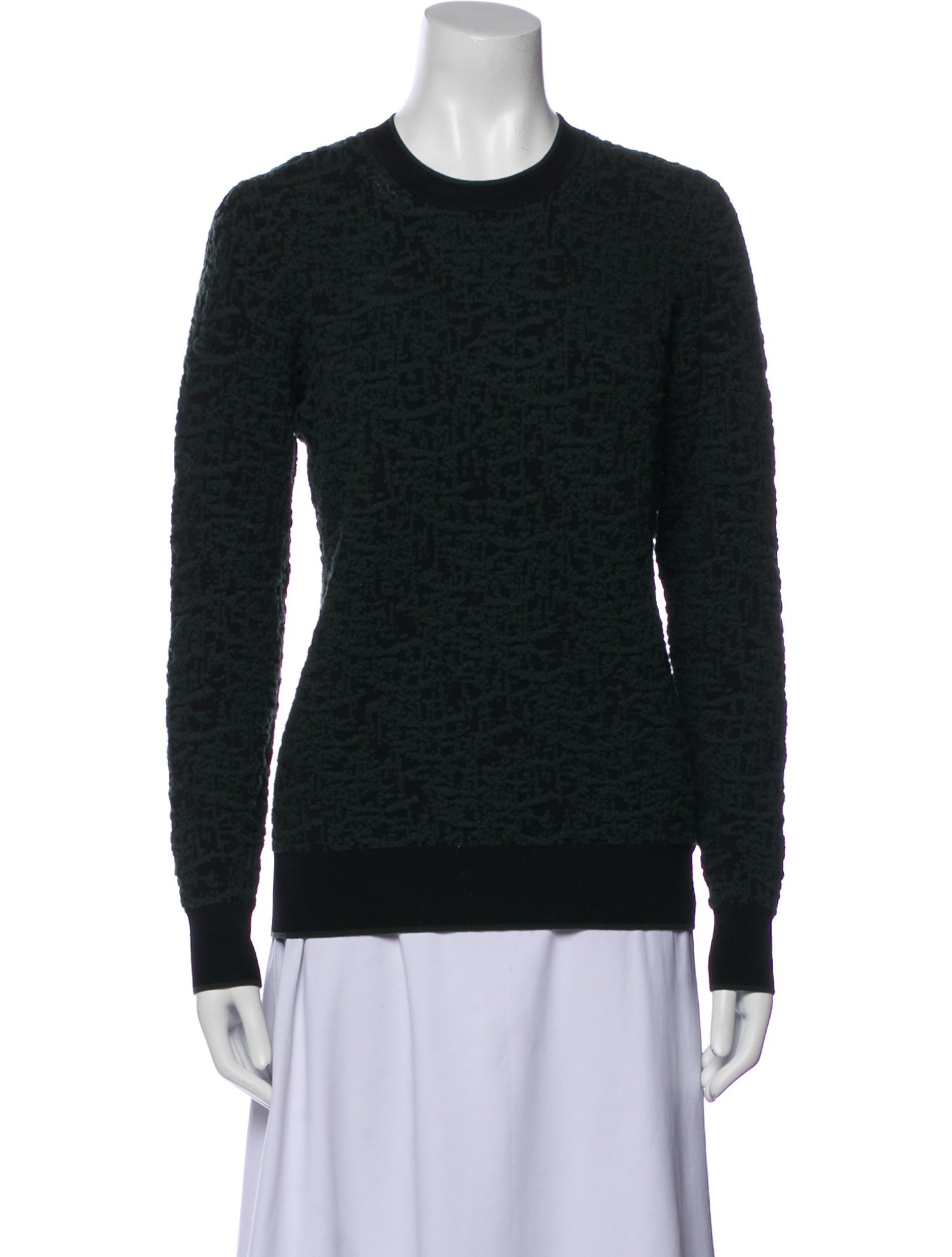 Jason Wu Crew Neck Long Sleeve Sweatshirt