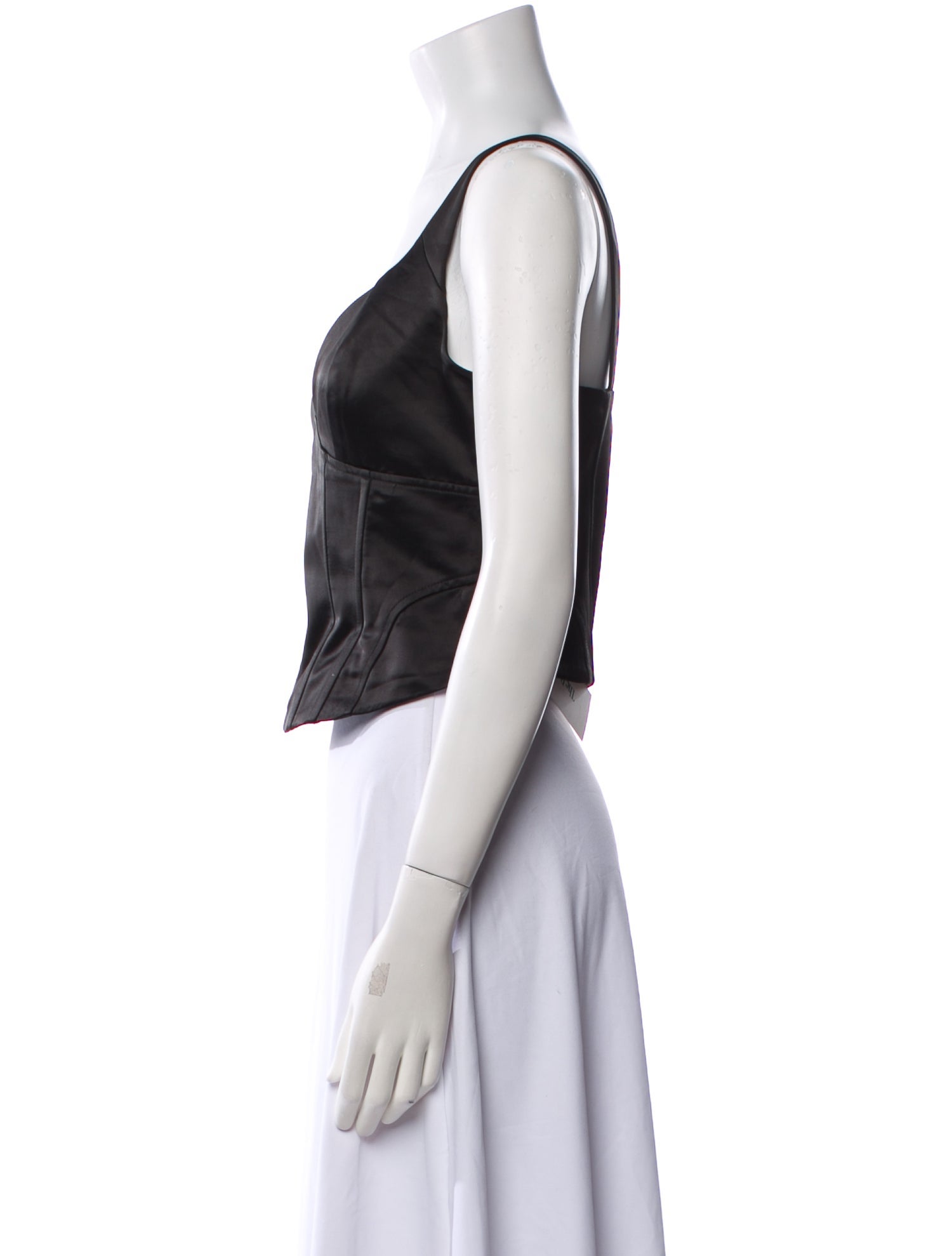 Jason Wu V-Neck Sleeveless Crop Top