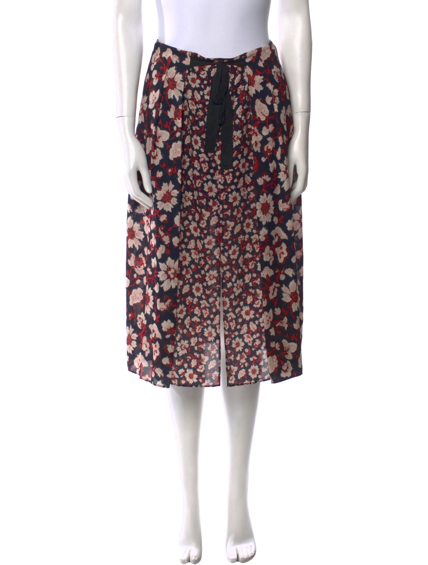 Jason Wu Floral Print Knee-Length Skirt