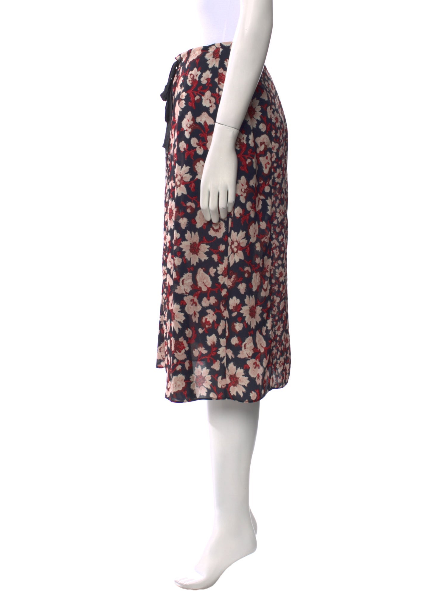 Jason Wu Floral Print Knee-Length Skirt