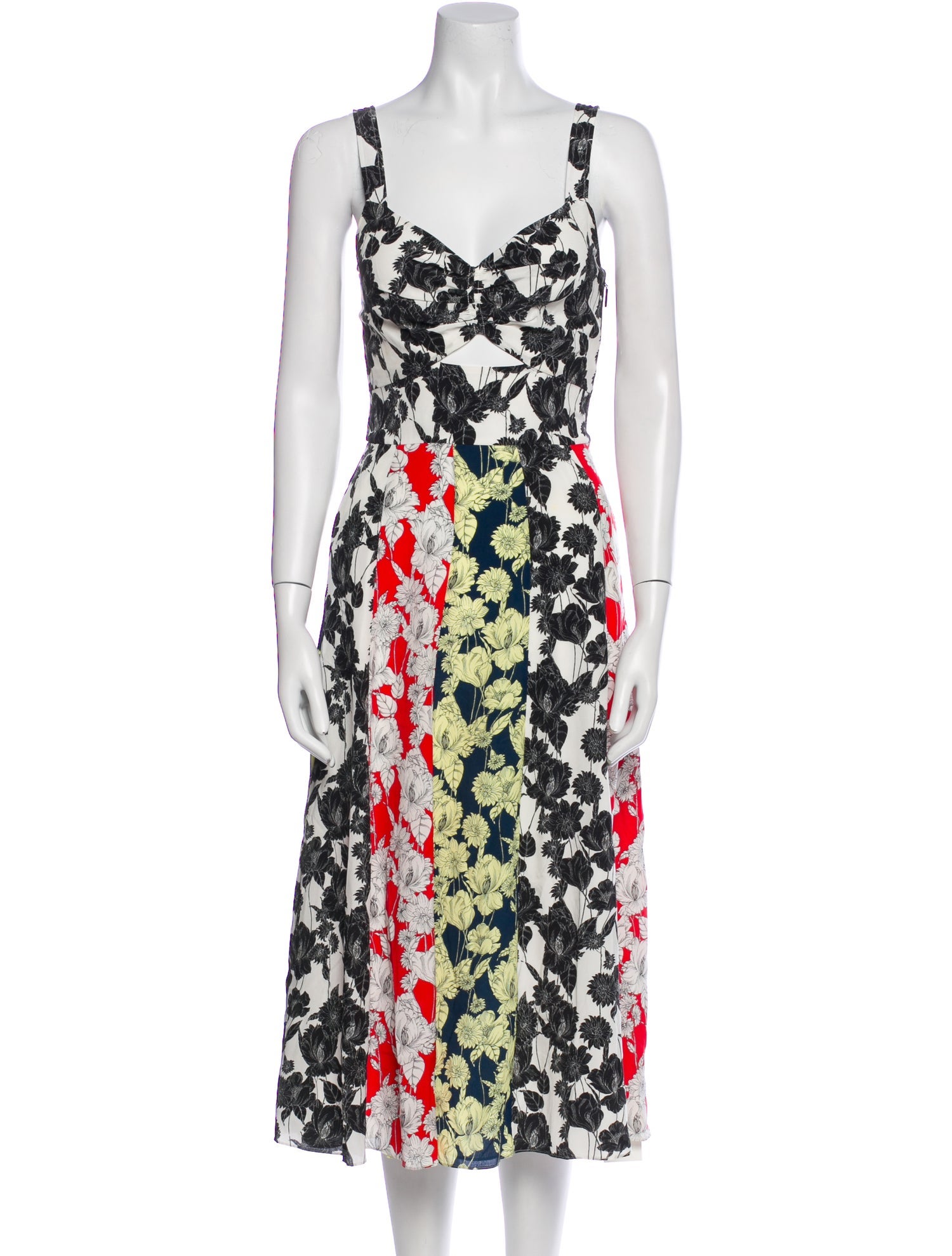 Jason Wu Silk Midi Length Dress