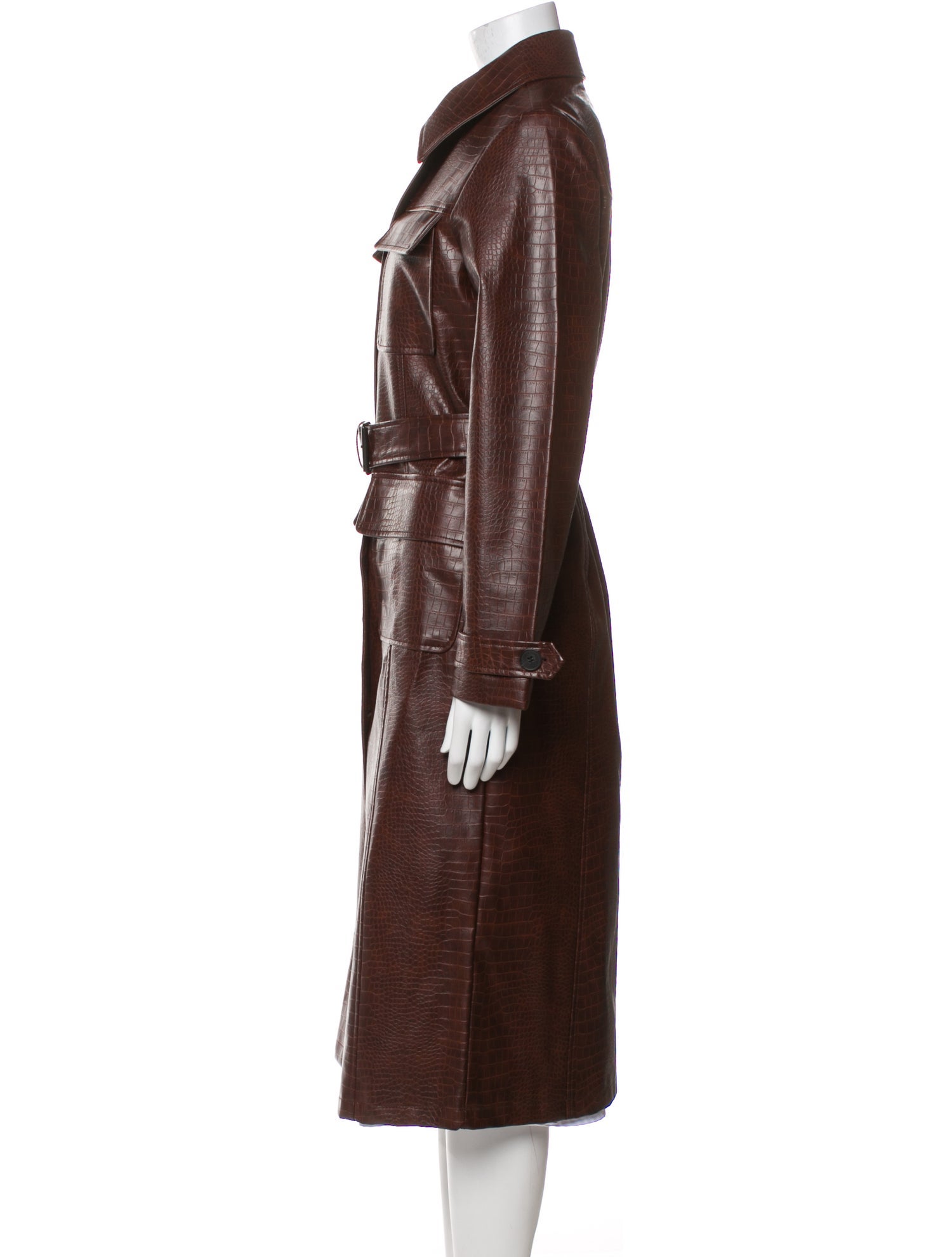 Jason Wu Faux Leather Trench Coat