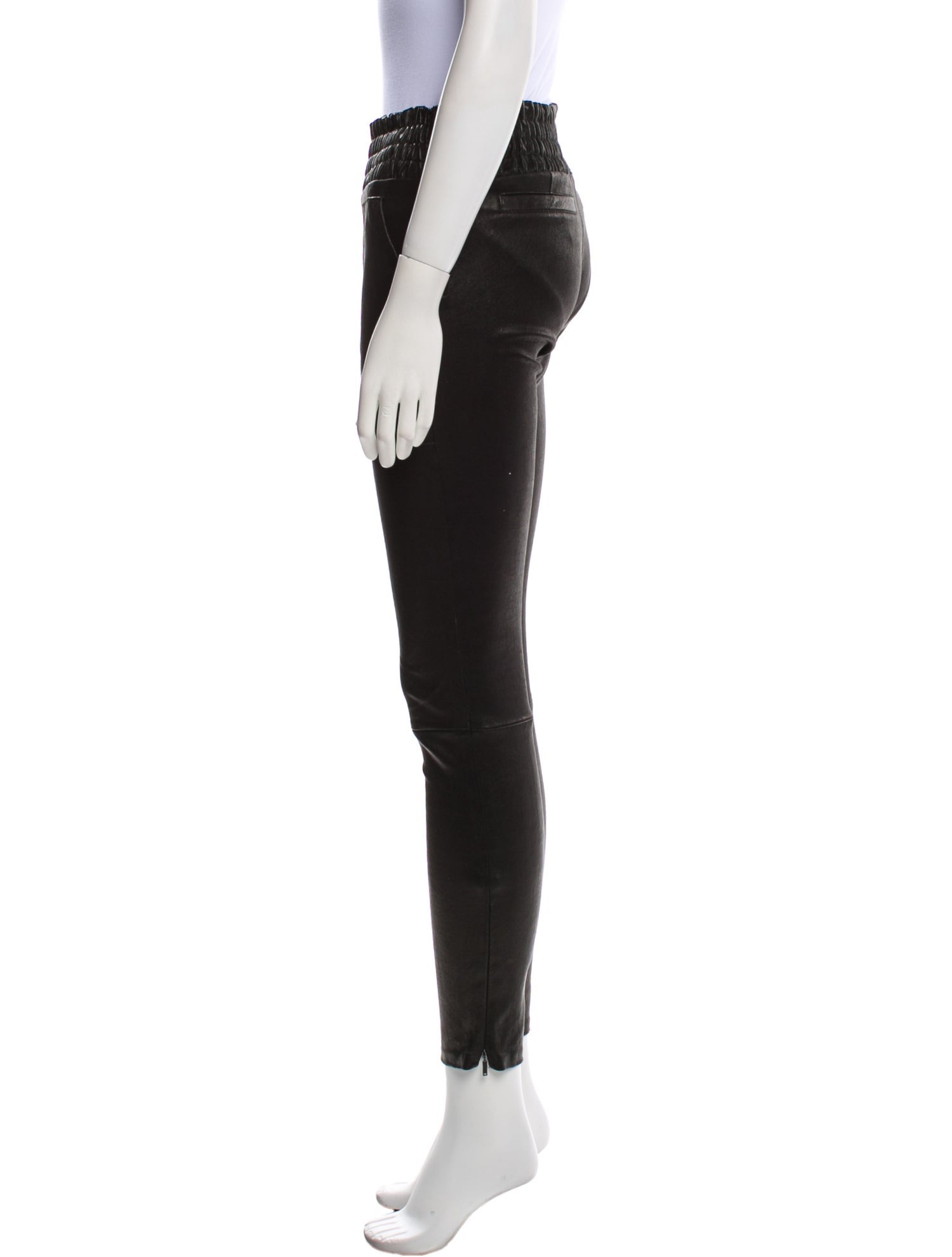 Jason Wu Lamb Leather Skinny Leg Pants