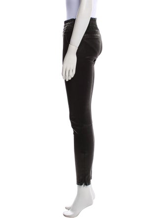 Jason Wu Lamb Leather Skinny Leg Pants