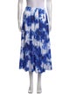 Jason Wu Tie-Dye Print Midi Length Skirt