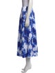 Jason Wu Tie-Dye Print Midi Length Skirt