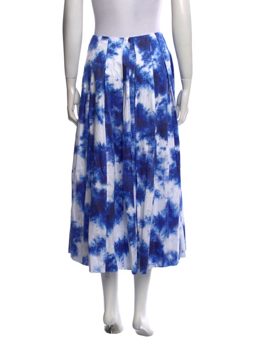 Jason Wu Tie-Dye Print Midi Length Skirt