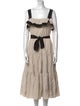 Jason Wu Linen Knee-Length Dress