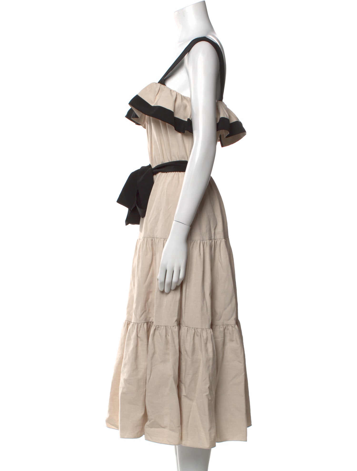 Jason Wu Linen Knee-Length Dress
