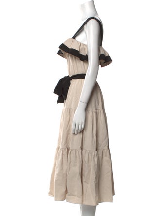 Jason Wu Linen Knee-Length Dress