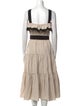 Jason Wu Linen Knee-Length Dress