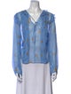 Jason Wu Silk Printed Blouse