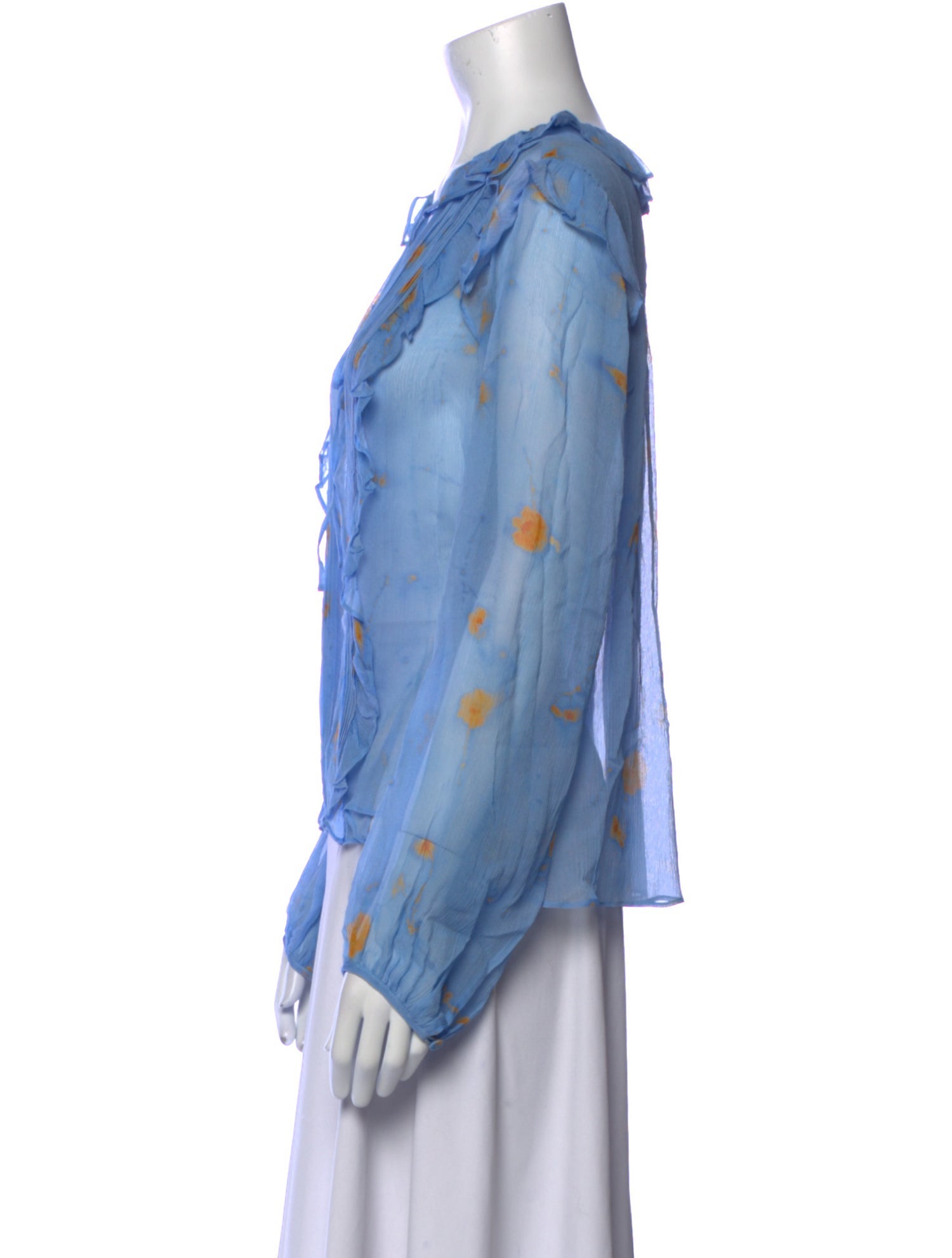 Jason Wu Silk Printed Blouse