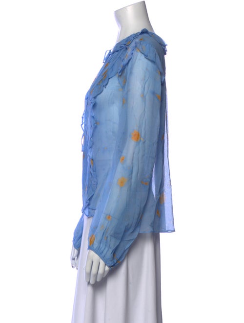 Jason Wu Silk Printed Blouse