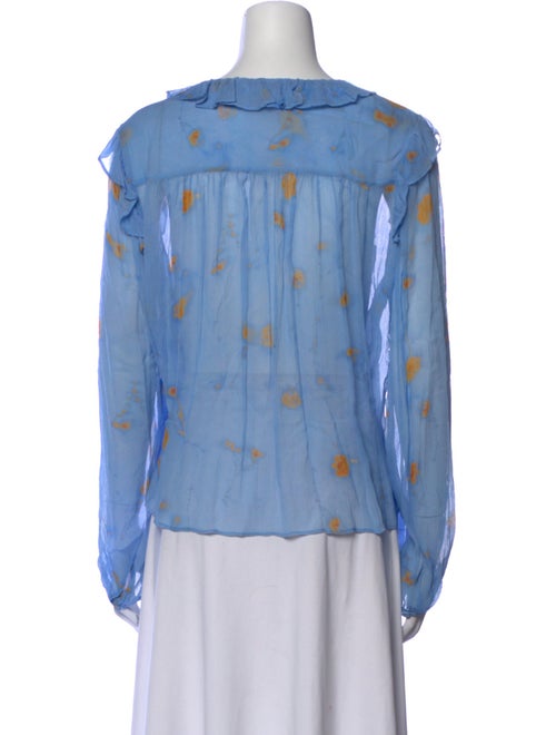 Jason Wu Silk Printed Blouse