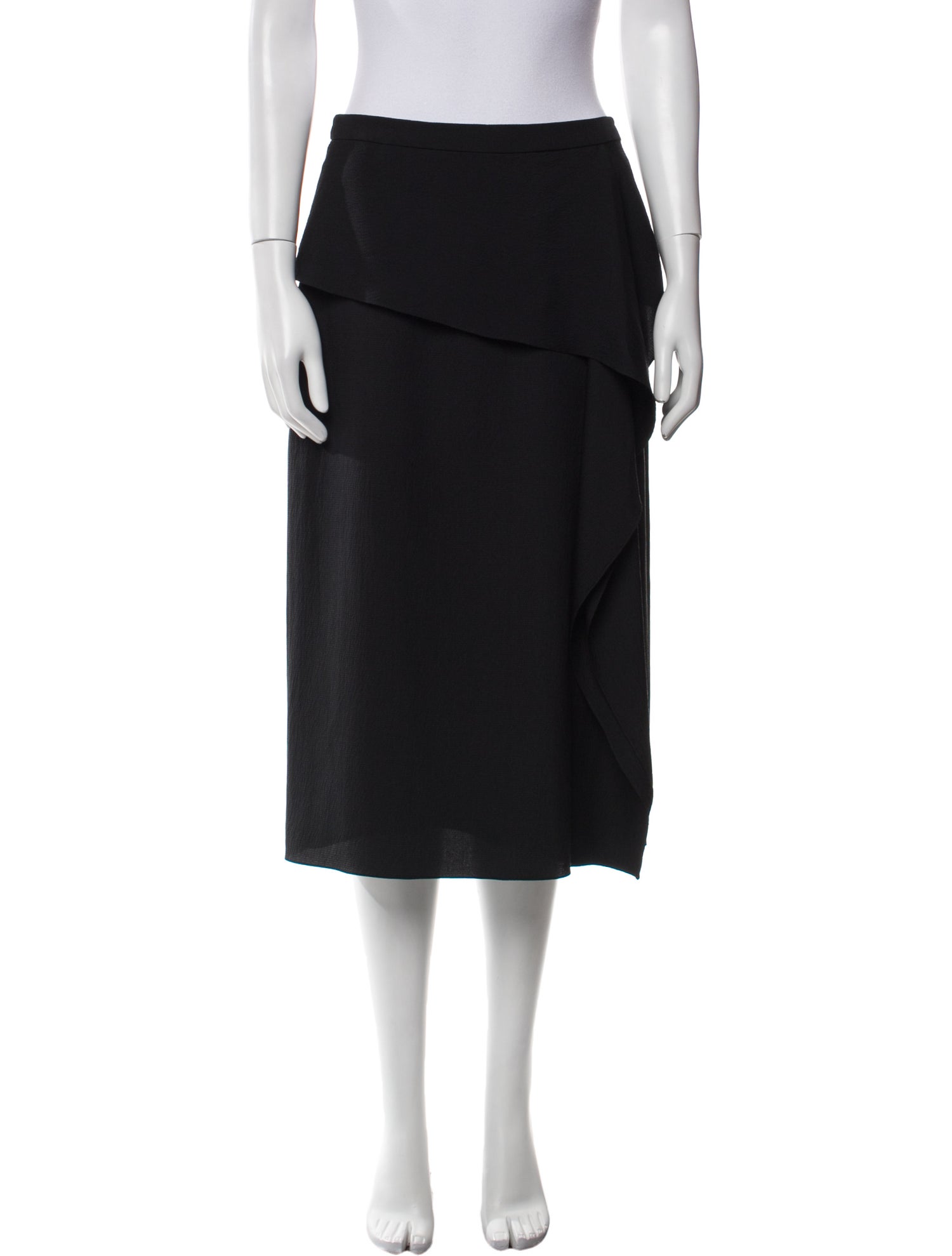 Jason Wu Silk Knee-Length Skirt
