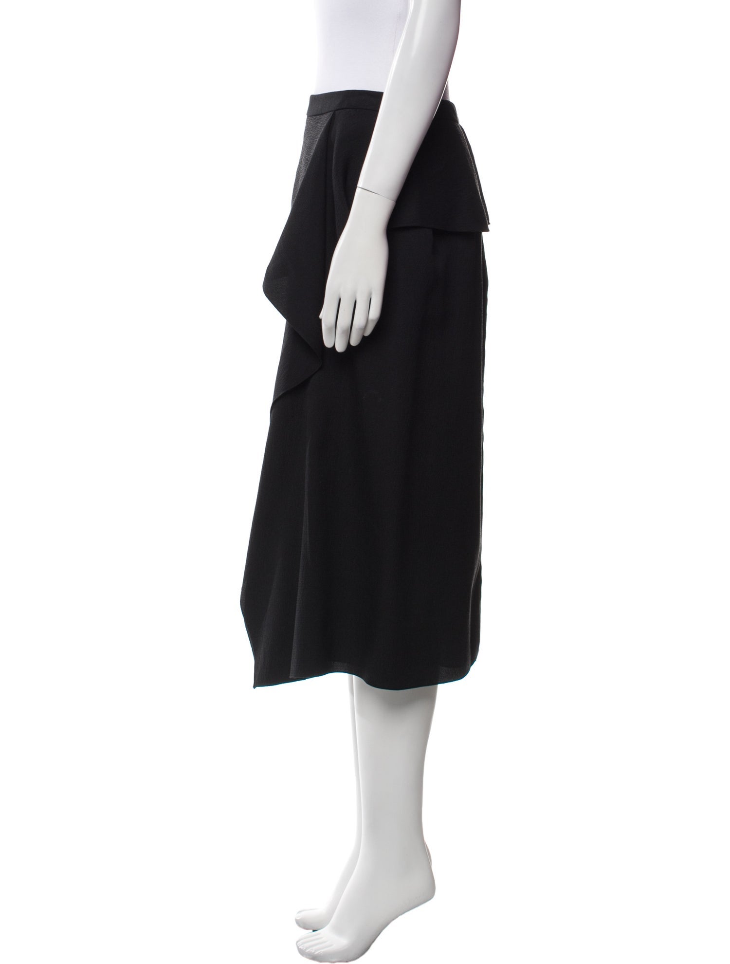 Jason Wu Silk Knee-Length Skirt