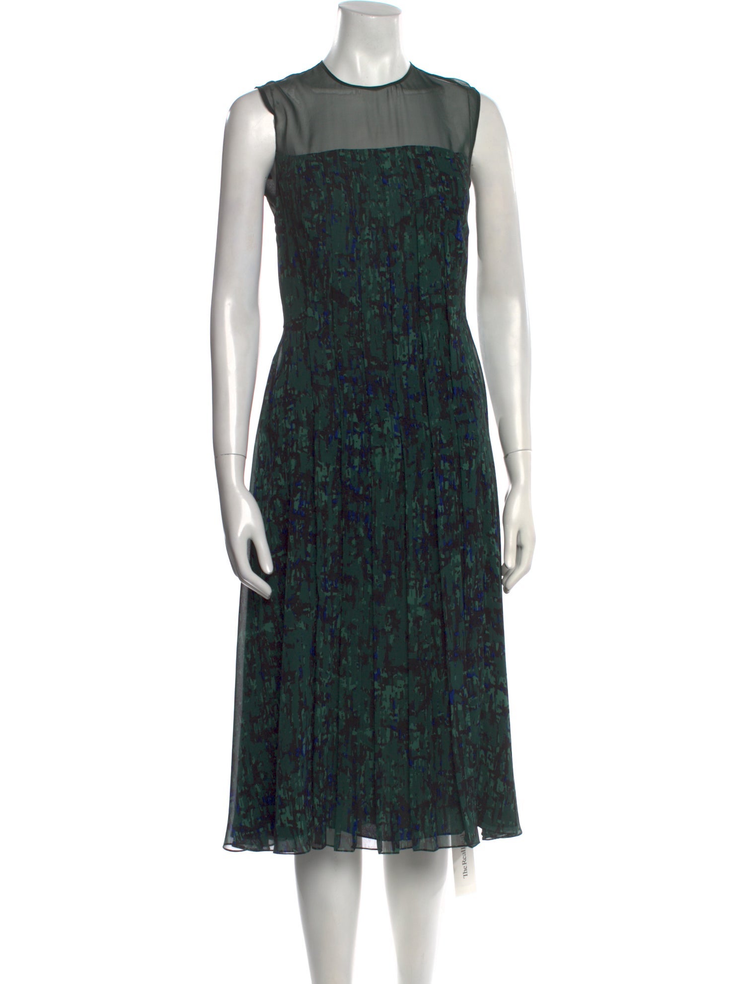 Jason Wu Floral Print Midi Length Dress