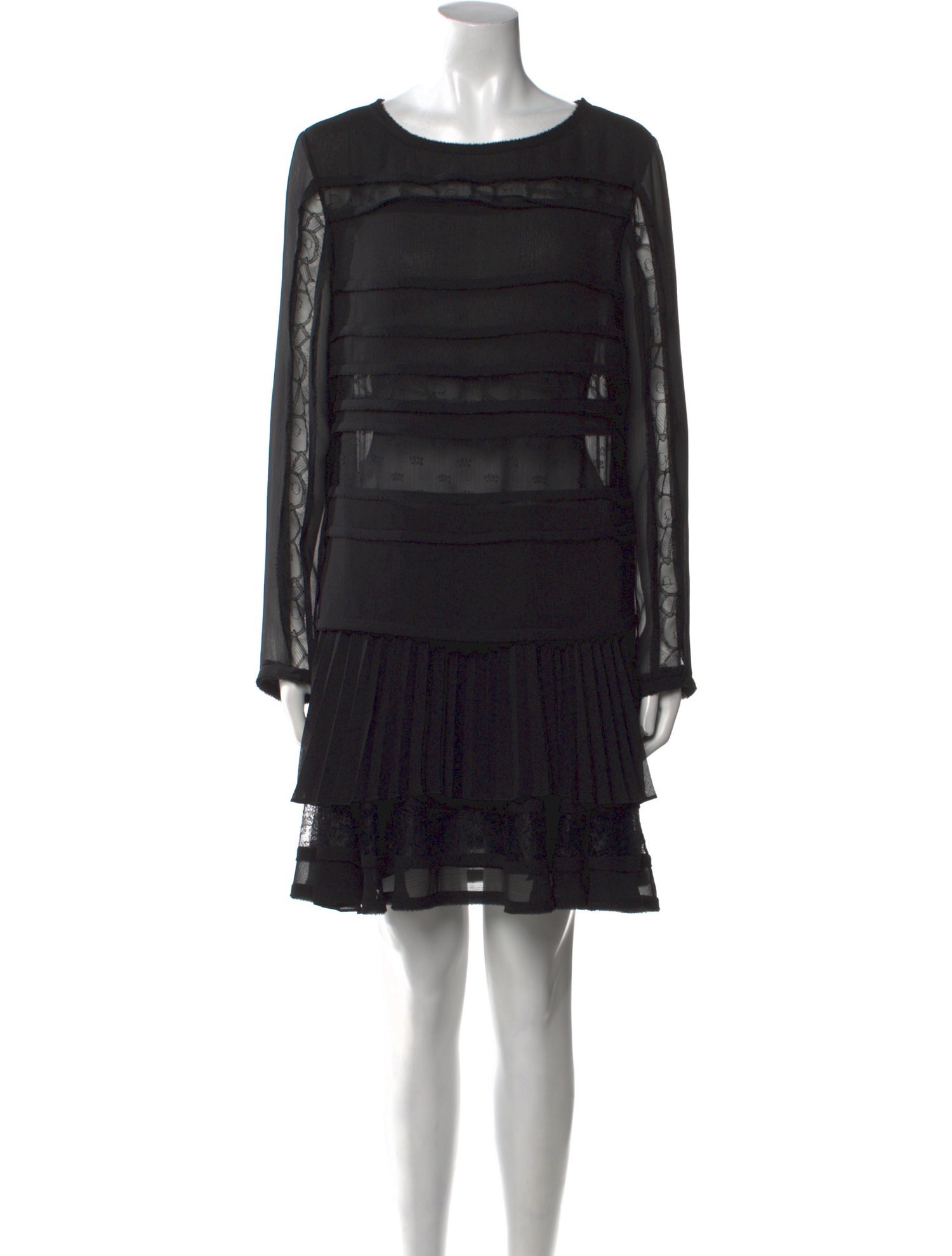 Jason Wu Bateau Neckline Mini Dress