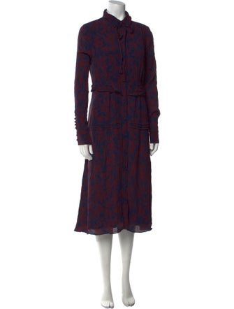 Jason Wu Printed Midi Length Dress