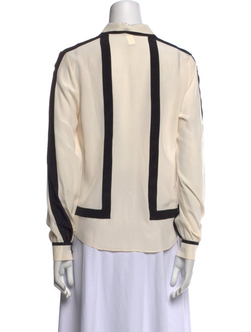 Jason Wu Silk Striped Button-Up Top