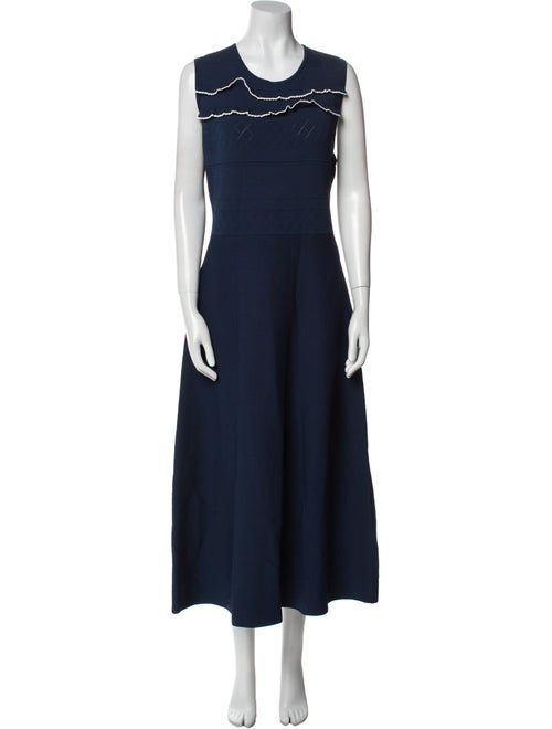 Jason Wu Crew Neck Long Dress
