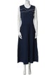Jason Wu Crew Neck Long Dress